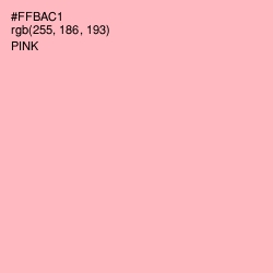 #FFBAC1 - Cotton Candy Color Image